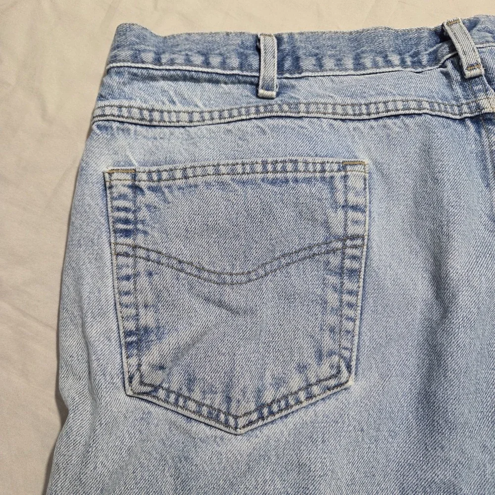 Carhartt B18STW Mens Jeans 42x30 (Fits 40x29) Straight Leg Workwear Denim Pants